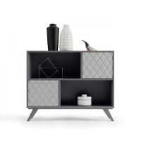 Узкая тумба NORA 3009.6 Plomo/Piedra mate. Фото №1