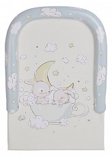 Доска пеленальная Polini kids Зайки на облачках с бортиками,. Фото №2