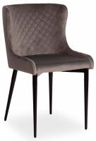 Стул MANTRA (mod. 713) ткань/металл, 49х61х82 см, высота до сидения 49 см, серый barkhat 26/черный (поставляется по 4 шт). Фото №1