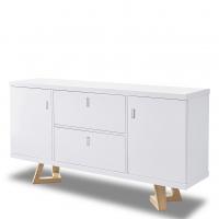 Буфет TG1692B белый/ясень. Фото №1