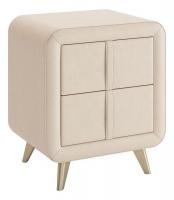 Тумба прикроватная Софи, (480х370х580) крем (экокожа) Тумба прикроватная Софи, (480х370х580) крем (экокожа). Фото №1