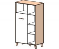 Шкаф комбинированный Эрика