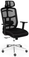Кресло компьютерное TetChair Mesh-6 (Чёрная ткань) фото Кресло компьютерное TetChair Mesh-6 (Чёрная ткань)