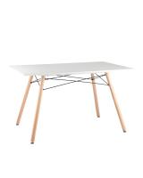 Стол DSW Rectangle белый фото Стол DSW Rectangle белый. Фото №1