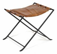 Стул Secret De Maison JACK ( mod. 608-L)  металл/кожа буйвола, 50x40x96, Античный светлый. Фото №1