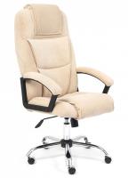 Кресло BERGAMO (хром) флок , бежевый, 7. Фото №1