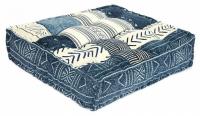 Модуль мягкий Secret De Maison BASCO (mod. MA-110) cotton Kilim, 80х80х20см, синий фото Модуль мягкий Secret De Maison BASCO (mod. MA-110) cotton Kilim, 80х80х20см, синий. Фото №1