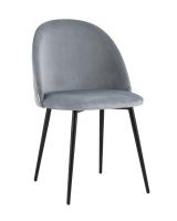 Стул Фолио велюр серый фото Стул Фолио велюр серый. Фото №1