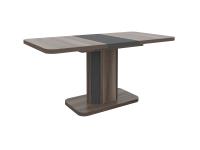 Стол раскладной А56 120/160x80 см вяз каменный/графит фото Стол раскладной А56 120/160x80 см вяз каменный/графит. Фото №1