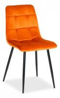 Стул  CHILLY (mod. 7094) металл/вельвет, 45 х 55 х 87,5 см, рыжий/черный, G062-24 (поставляется только по 4 шт) фото Стул  CHILLY (mod. 7094) металл/вельвет, 45 х 55 х 87,5 см, рыжий/черный, G062-24 (поставляется только по 4 шт). Фото №1