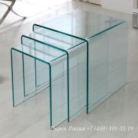 Набор из трех столиков DUPEN ND-01 прозрачный. Фото №1