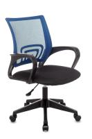 Кресло офисное TopChairs ST-Basic сетка/ткань синий фото Кресло офисное TopChairs ST-Basic сетка/ткань синий. Фото №1