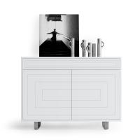 Узкая тумба NORA 3044.2 Blanco mate