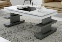 Журнальный стол NORA 2060 Blanco mate/Grafito/Negro фото Журнальный стол NORA 2060 Blanco mate/Grafito/Negro. Фото №1