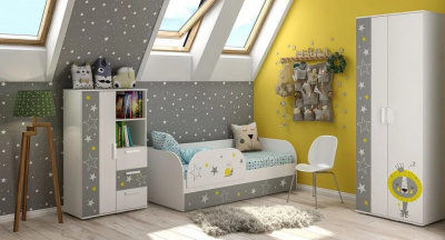 Ограничитель для кровати Трио,белый. Фото