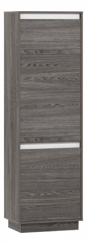 Virginia НМ 011.80-01 Шкаф для одежды Белый Скандинавский/Ясень Анкор темный (KR). Фото №1