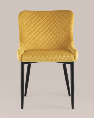 Стул Ститч велюр оранжевый. Фото №5