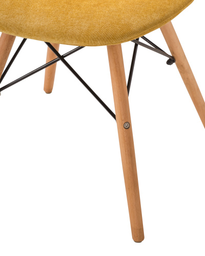 Стул Eames Жёлт/W. Фото №7