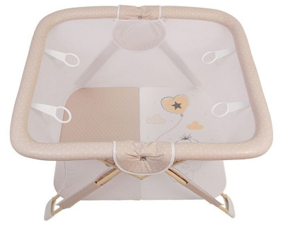 Манеж Polini Kids Comfort, белый. Фото