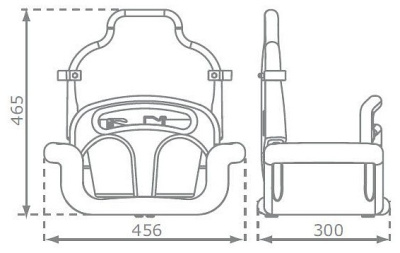 Качели детские Капризун, желтый фото Качели детские Капризун, желтый. Фото №5