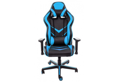 Стул Racer черное / голубое фото Стул Racer черное / голубое. Фото №3