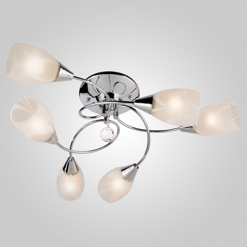 Потолочная люстра Eurosvet Virginia 2275/6 хром. Фото №1