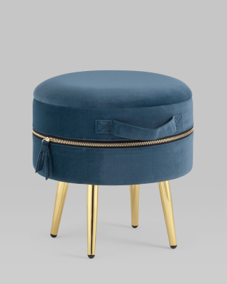 Пуф Тильда велюр сине-зеленый фото Пуф Тильда велюр сине-зеленый. Фото №3