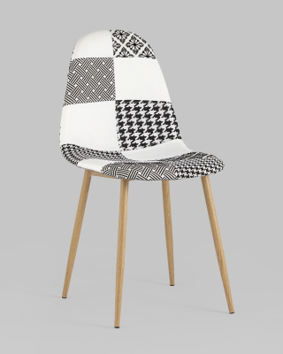 Стул Валенсия пэчворк черно-белый фото Стул Валенсия пэчворк черно-белый. Фото №3