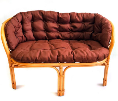 Подушка на диван "Багама" коричневая полная твил фото Подушка на диван "Багама" коричневая полная твил. Фото №2