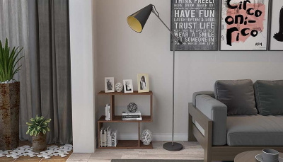 Стеллаж Polini Home Smart, коричневый фото Стеллаж Polini Home Smart, коричневый. Фото №5