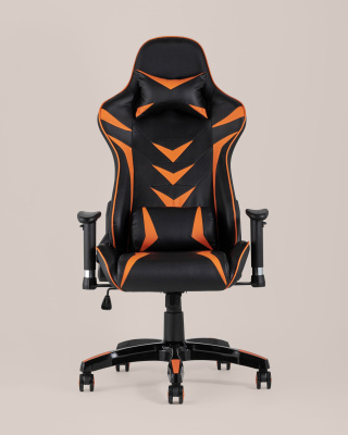 Кресло игровое TopChairs Corvette оранжевое. Фото №5