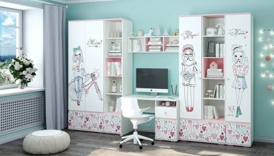 Полка навесная Малибу,белый. Фото