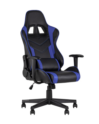 Кресло игровое TopChairs Impala синее фото Кресло игровое TopChairs Impala синее. Фото №2