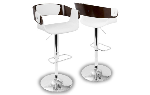 Стул барный JY1999 вишня/ белый. Фото №11