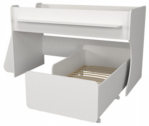 Кровать двухъярусная Р444, белый. Фото №6