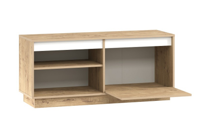 Virginia НМ 011.28 Тумба Белый Скандинавский/Дуб Бунратти. Фото №2