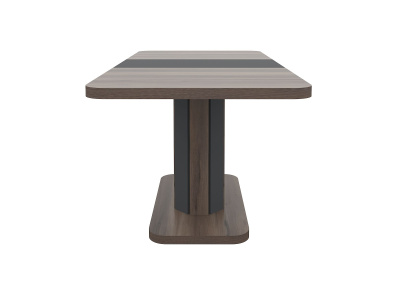 Стол раскладной А56 120/160x80 см вяз каменный/графит фото Стол раскладной А56 120/160x80 см вяз каменный/графит. Фото №4