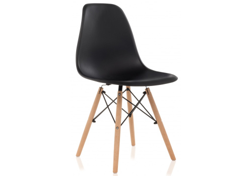 Стул деревянный Eames PC-015 черный. Фото №1