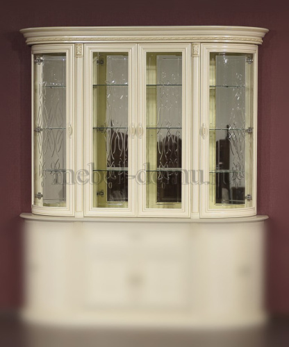 Витрина 4-х дверная Милан 1-01. Фото №1