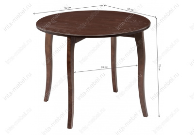 Стол деревянный Мантенья орех. Фото