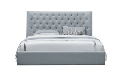 Кровать 1726 GREY серая. Фото №2