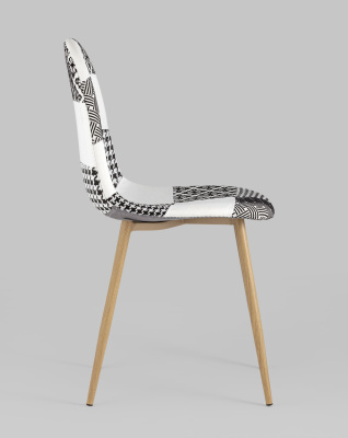 Стул Валенсия пэчворк черно-белый фото Стул Валенсия пэчворк черно-белый. Фото №4