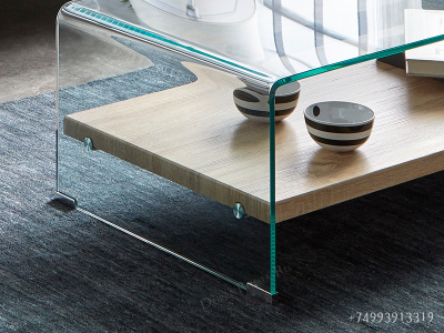 Журнальный стол DUPEN CT-225 Прозрачный. Фото №5