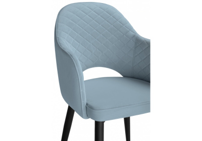 Стул Vener light blue / black фото Стул Vener light blue / black. Фото №5