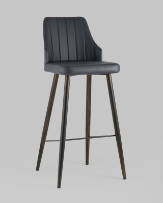 Стул барный Коналл экокожа антрацит. Фото №3
