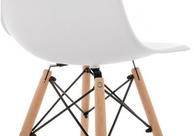 Стул деревянный Eames PC-015 белый. Фото №5