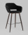 Стул барный Саймон велюр черный. Фото №3