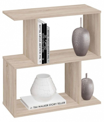 Стеллаж Polini Home Smart, древесина коричневая светлая дуб. Фото №3