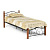 Кровать AT 803 + основание из деревянных ламелей (90 см x 200 см)