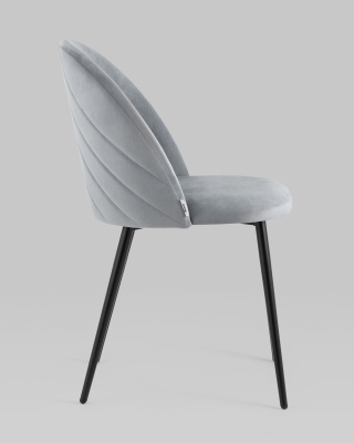 Стул Фолио велюр серый фото Стул Фолио велюр серый. Фото №4